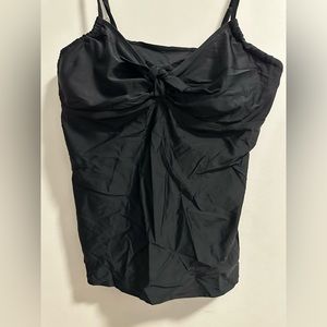 Black swim top